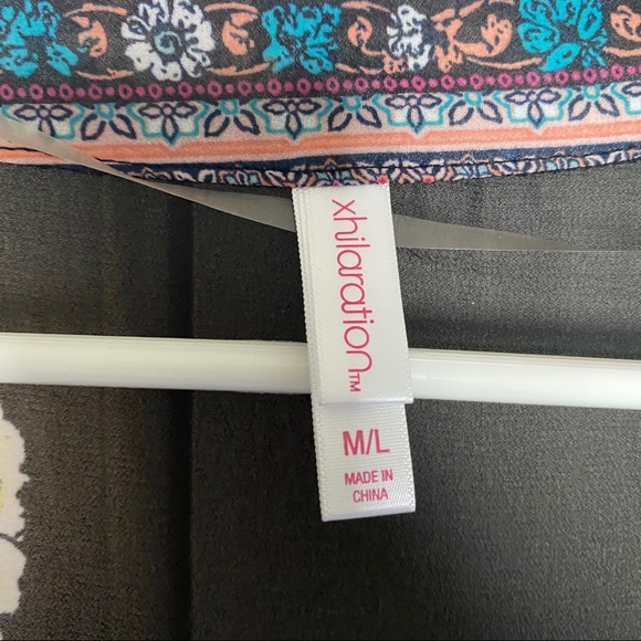 Black Floral Sheer Cardigan - Picture 3 of 5